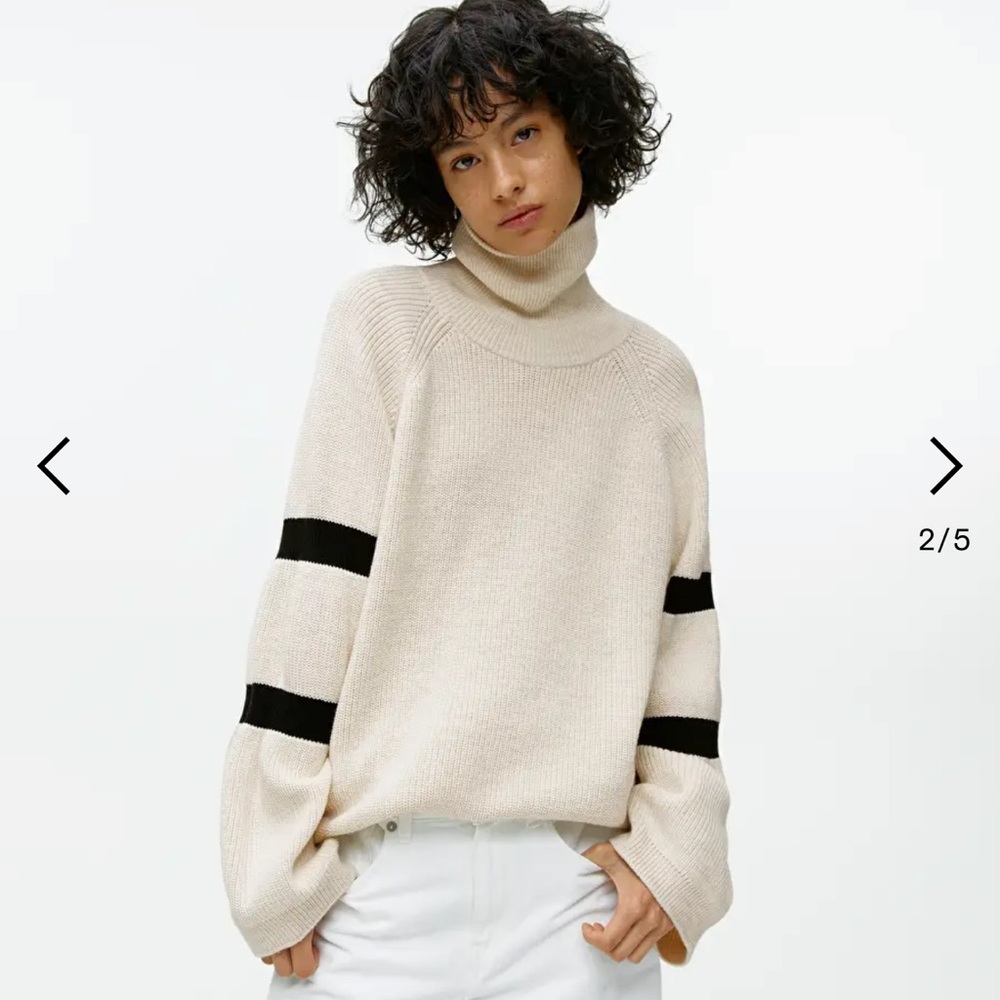 Arket Turtleneck Wool Sweater